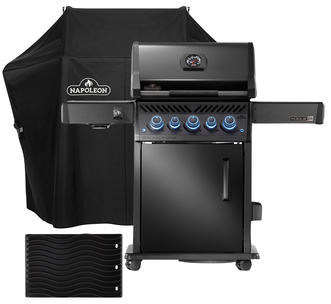 Napoleon Phantom Rogue PRO-S 425 mit Edelstahlrosten inkl. Abdeckhaube und Gussplatte - Modell 2025 
