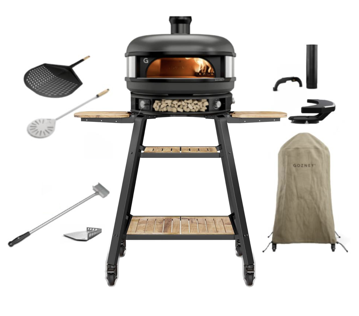 Gozney Dome Dual Fuel Schwarz - Neapel Set mit Gestell