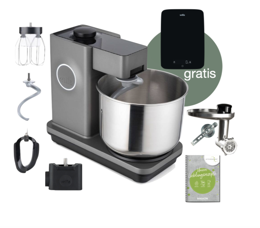 Wilfa Küchenmaschine Probaker grau - BBQ Set