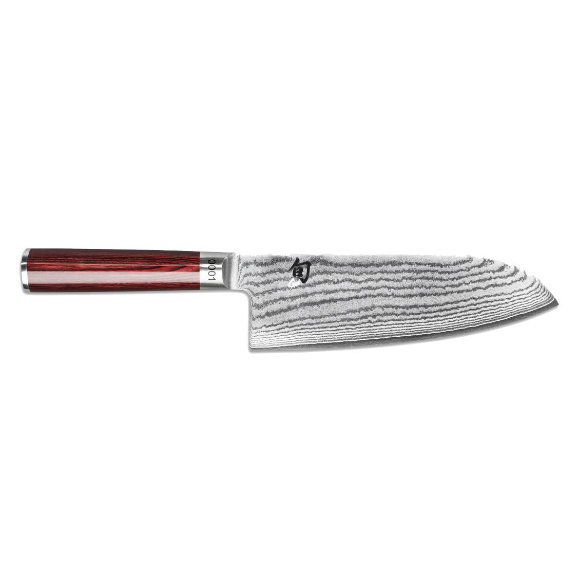 KAI Shun Classic Red Santoku-Messer 19 cm