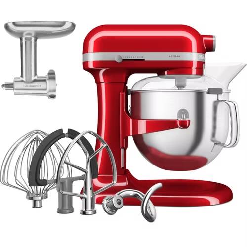 KitchenAid Küchenmaschine 6,6L ARTISAN - Liebesapfelrot - BBQ Set 