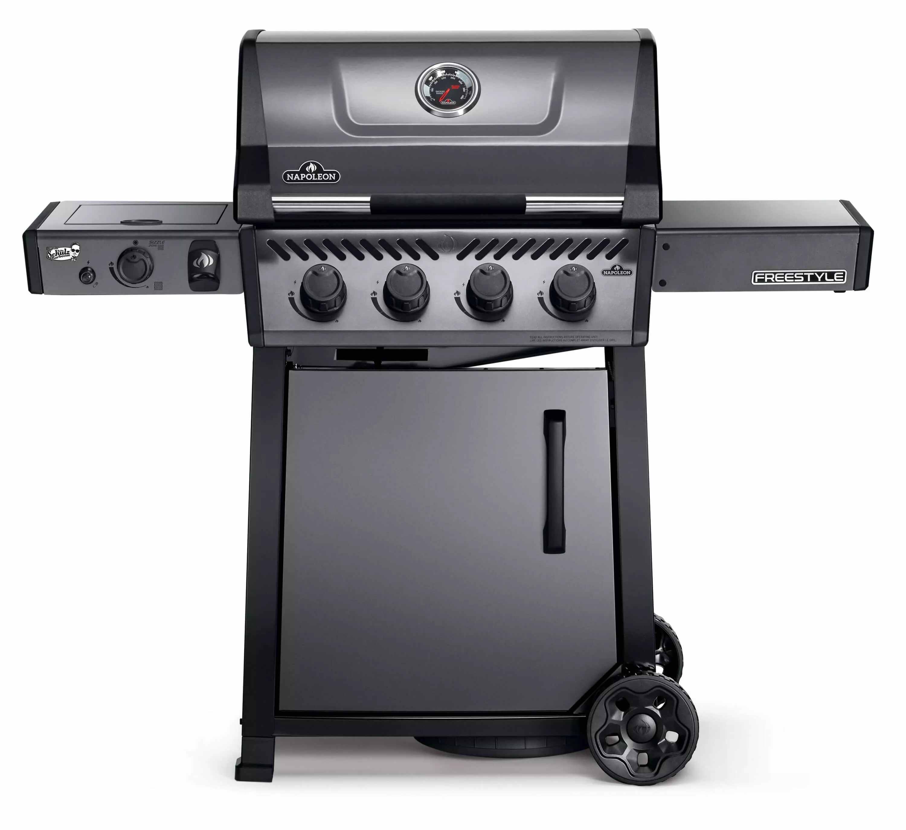 Napoleon Freestyle 425, 4 Hauptbrenner, mit Sizzle Zone Seitenbrenner, Graphit Napoleon Freestyle 425, 4 Hauptbrenner, mit Sizzle Zone Seitenbrenner, Graphit