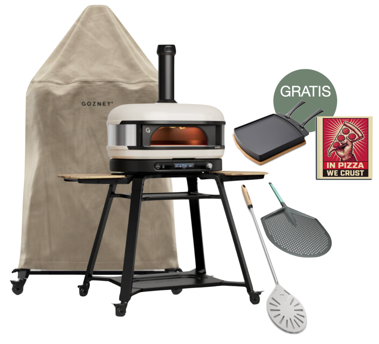 Gozney Dome Gen 2.0 XL Creme - Starter Set inkl. Gestell