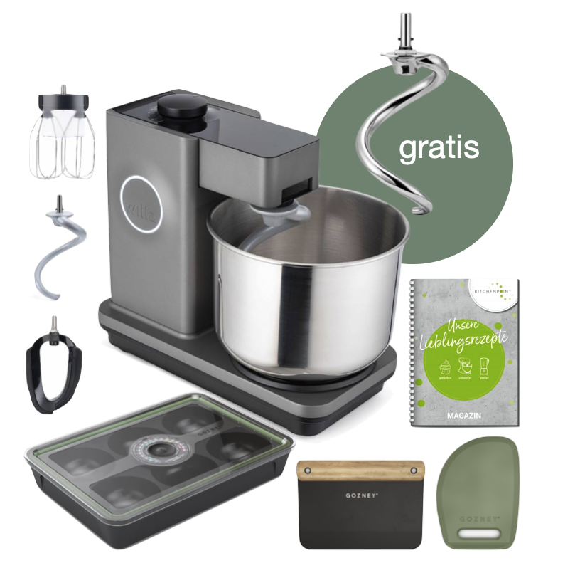 Wilfa Küchenmaschine Probaker grau - Gozney Pizza Set