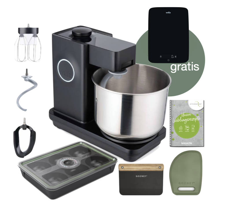 Wilfa Küchenmaschine PROBAKER schwarz - Gozney Pizza Set