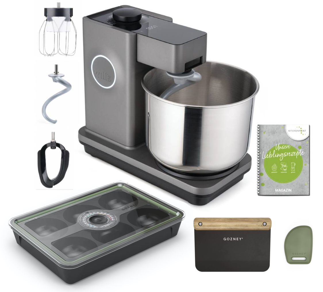 Wilfa Küchenmaschine Probaker Timer grau - Gozney Pizza Set Wilfa Küchenmaschine Probaker Timer grau - Gozney Pizza Set
