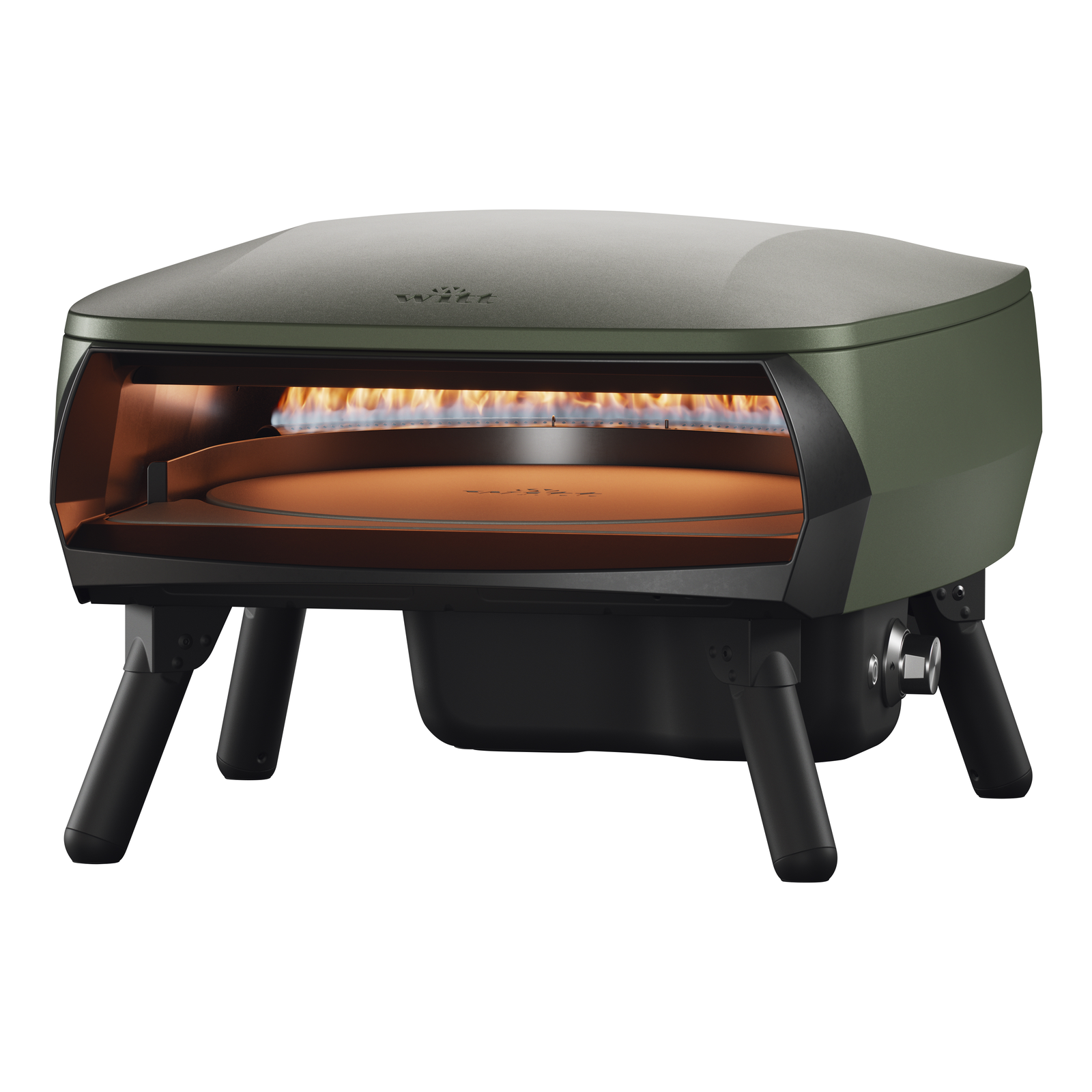 Witt Piccolo Rotante Grande 16" Pizzaofen matt dunkelgrün