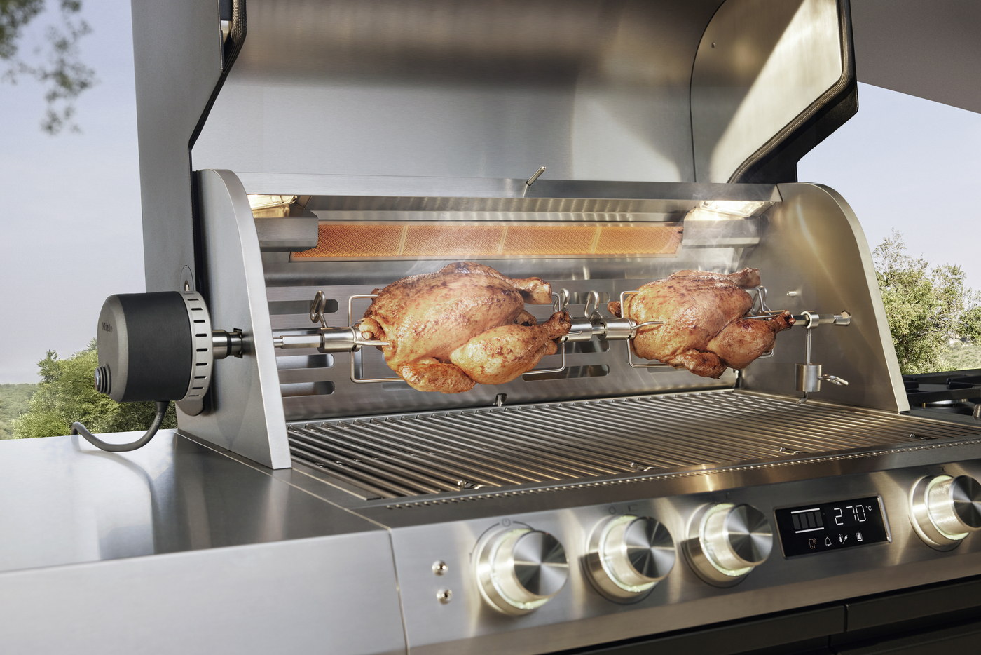 Miele Dreams Outdoorküche PowerRoti - Rotisserie