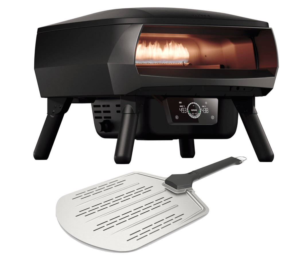 Witt Etna Rotante Control 13" inkl. Pizzaschieber - matt schwarz