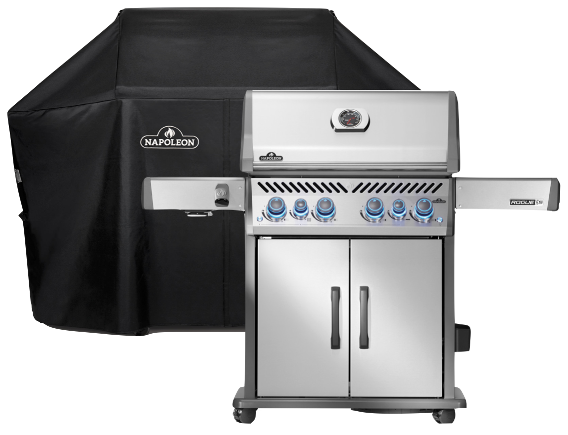 Napoleon Rogue PRO-S 525 mit Edelstahl Rosten inkl. Abdeckhaube - Modell 2025