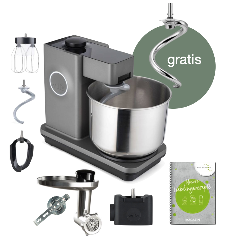 Wilfa Küchenmaschine Probaker grau - BBQ Set