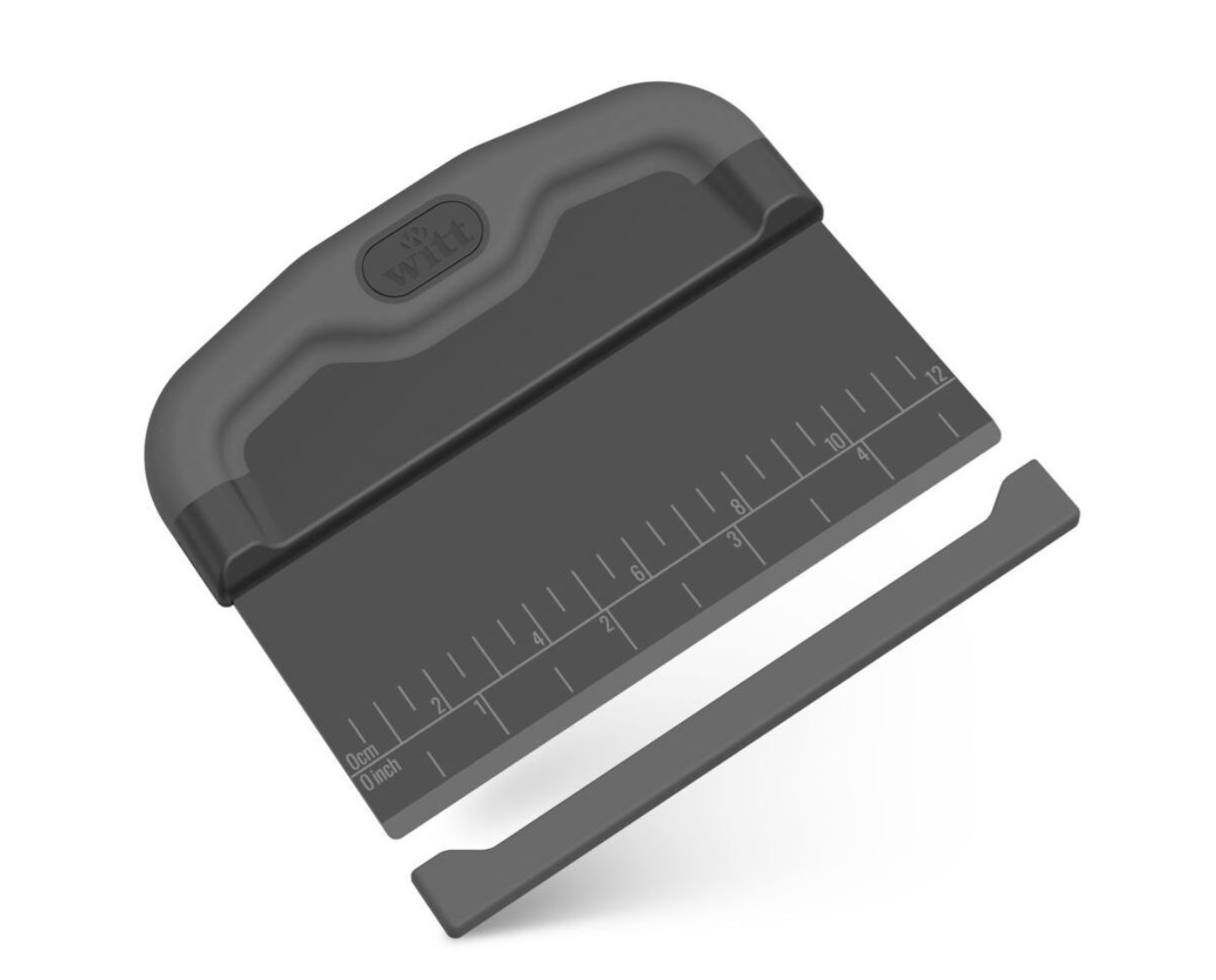 Witt Pizza-Teigschaber Black Edition, mit Softgriff