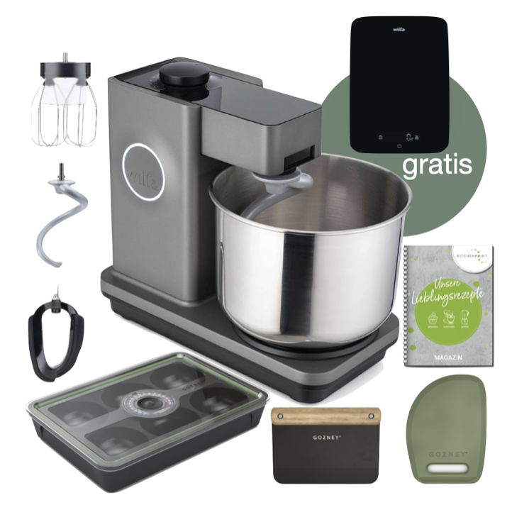 Wilfa Küchenmaschine Probaker grau - Gozney Pizza Set