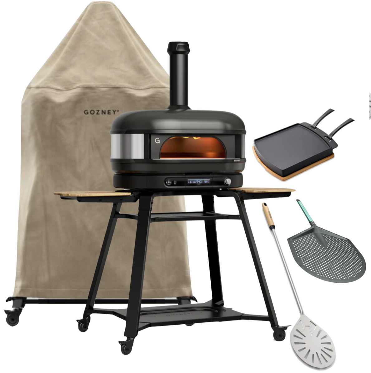 Gozney Dome Gen 2.0 XL Schwarz - Starter Set inkl. Gestell