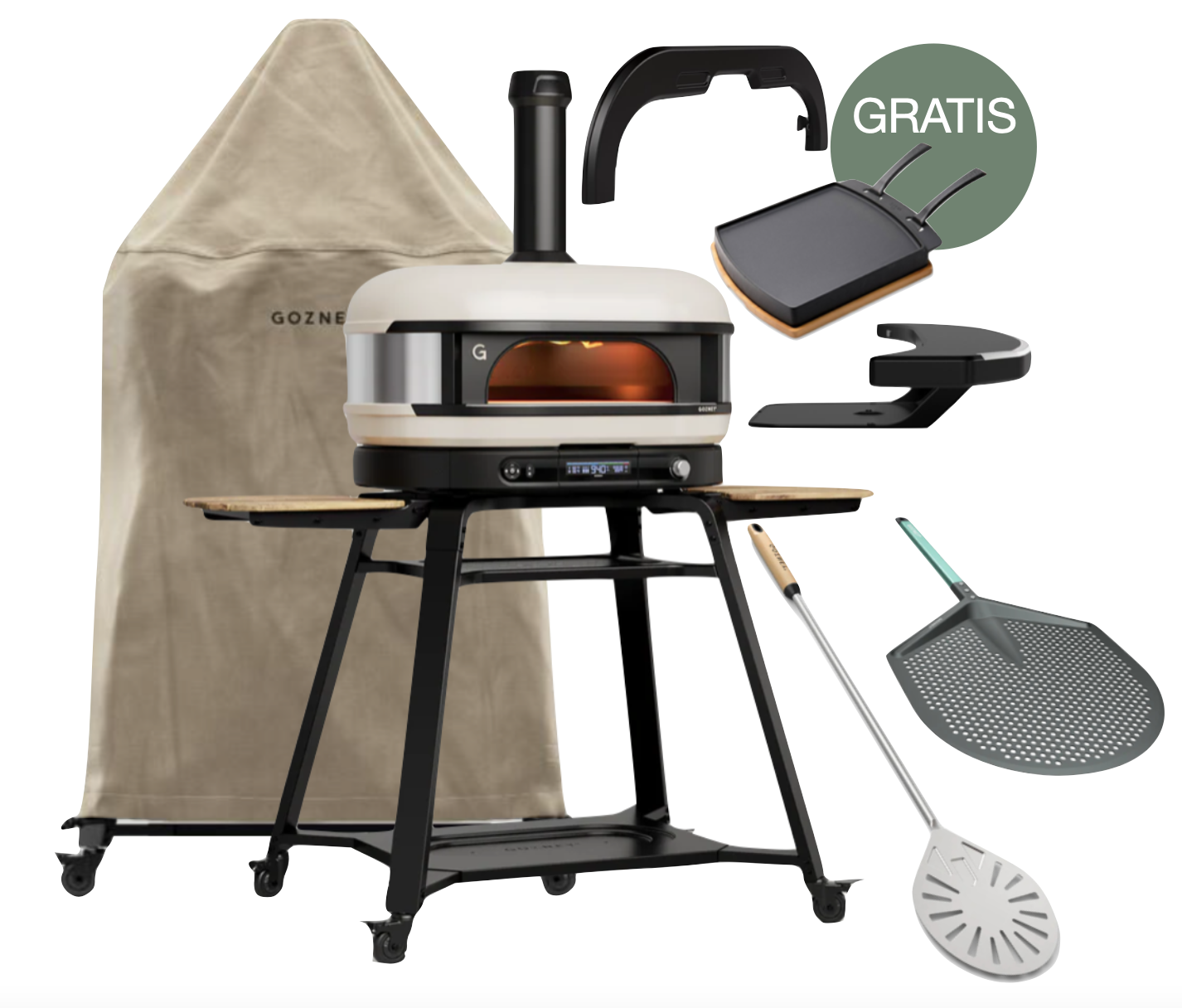 Gozney Dome Gen 2.0 XL Creme - Neapel Set inkl. Gestell