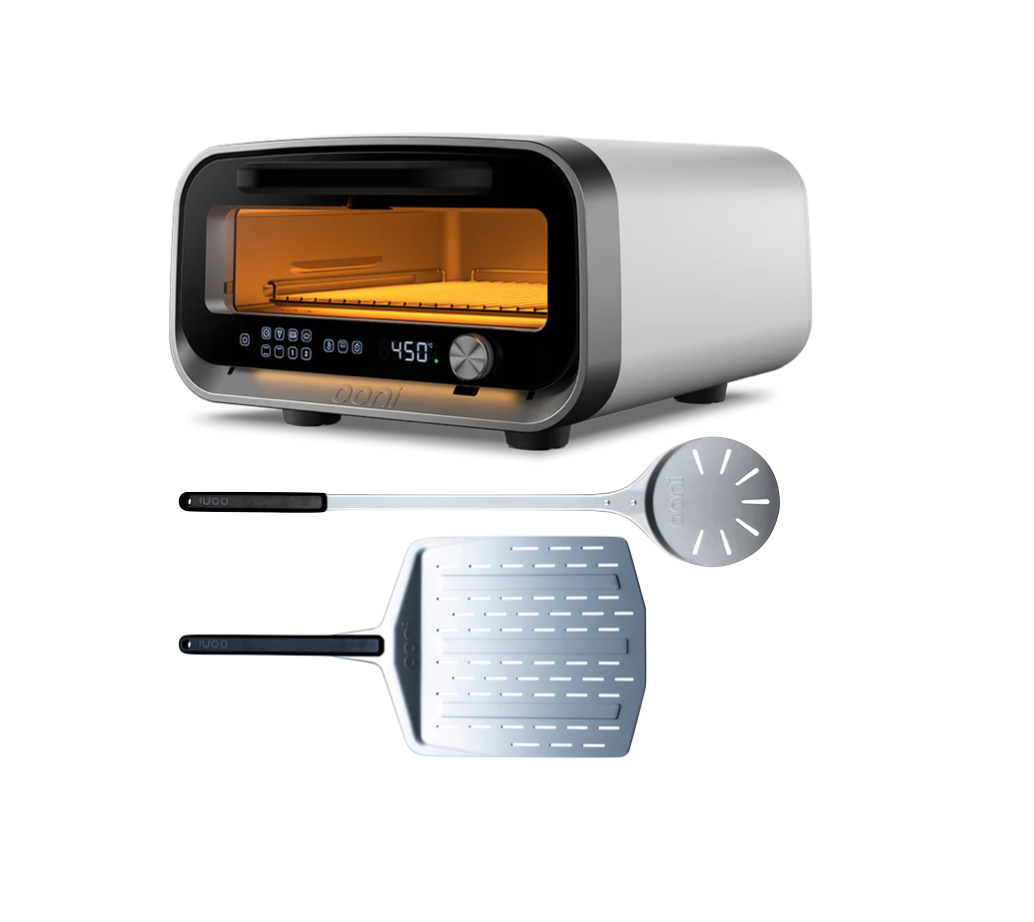 Ooni Volt 2 Elektro Pizzaofen Polar white - Black Week Set