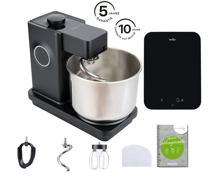 Wilfa Küchenmaschine Probaker V2 Schwarz - Küchenwaagen Set