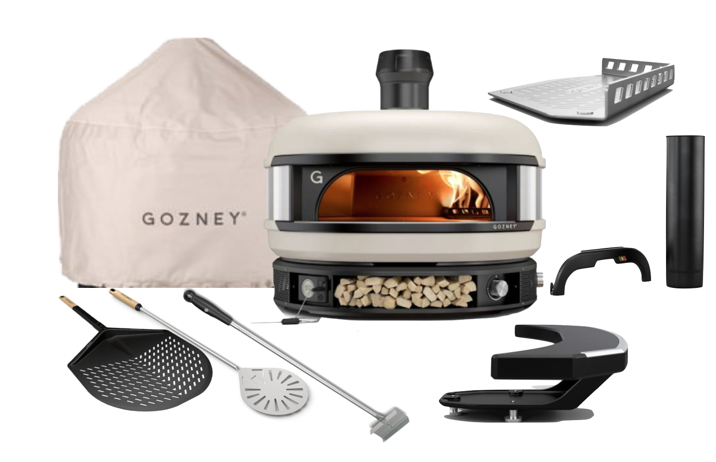 Gozney Dome Dual Fuel Creme Neapel Set ohne Gestell