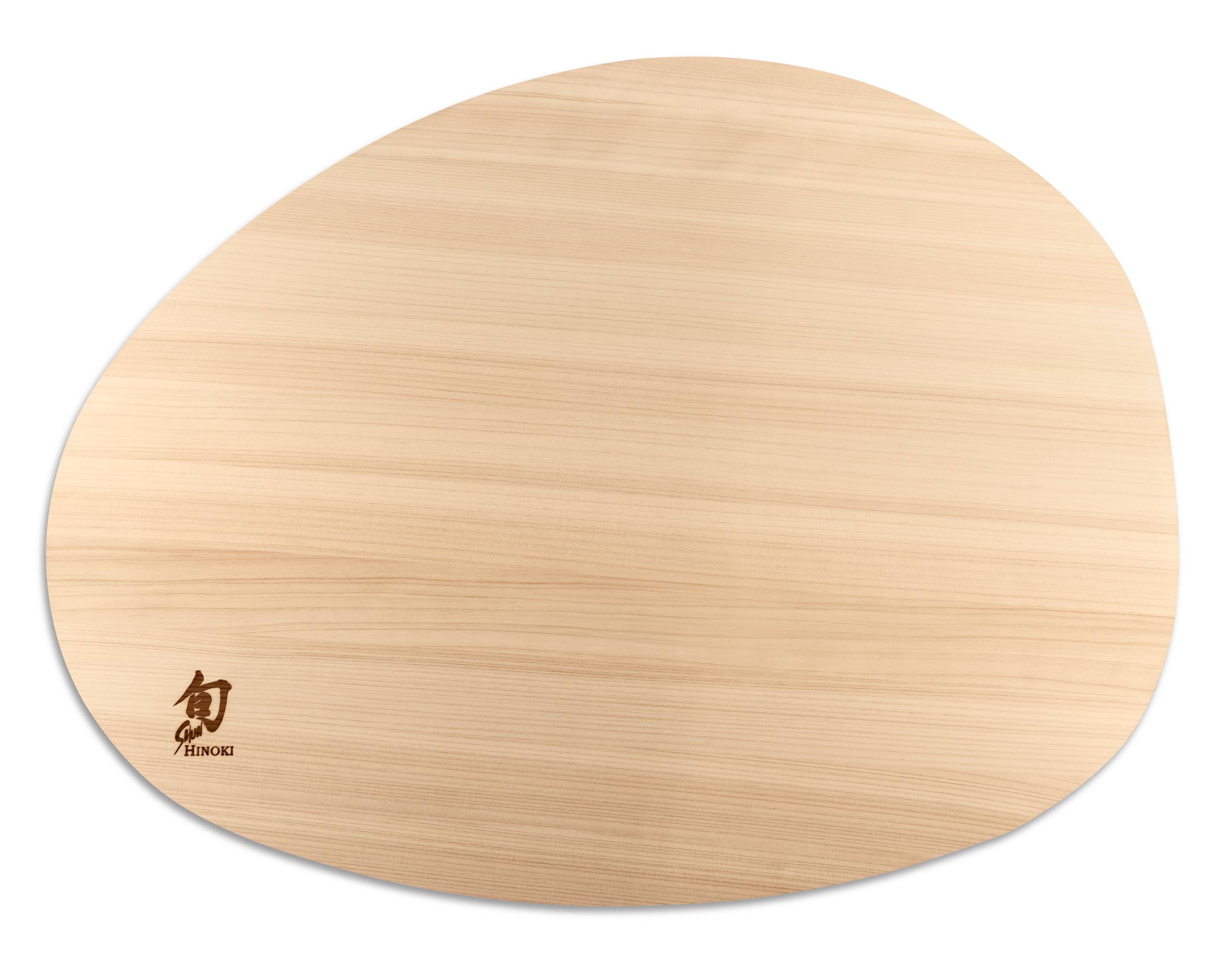 KAI Shun Schneidbrett Hinoki oval L KAI Shun Schneidbrett Hinoki oval L