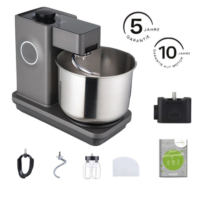 Wilfa Küchenmaschine Probaker V2 Grau - Adapter Set
