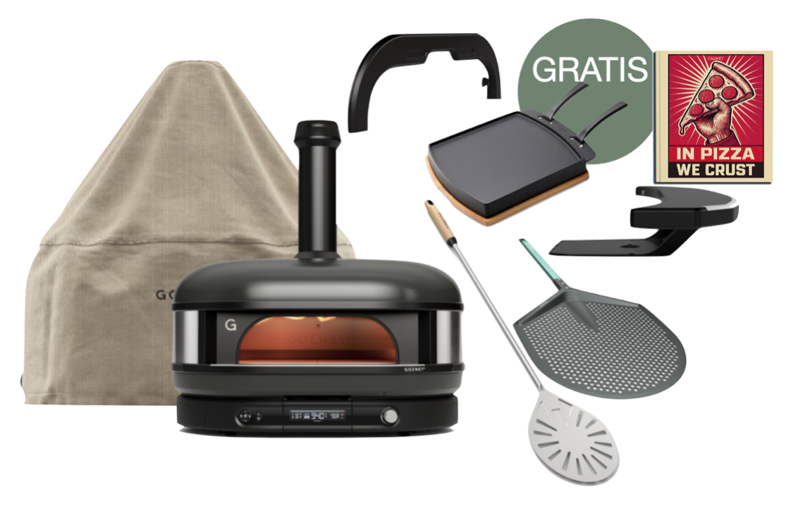 Gozney Dome Gen 2.0 XL Schwarz - Neapel Set