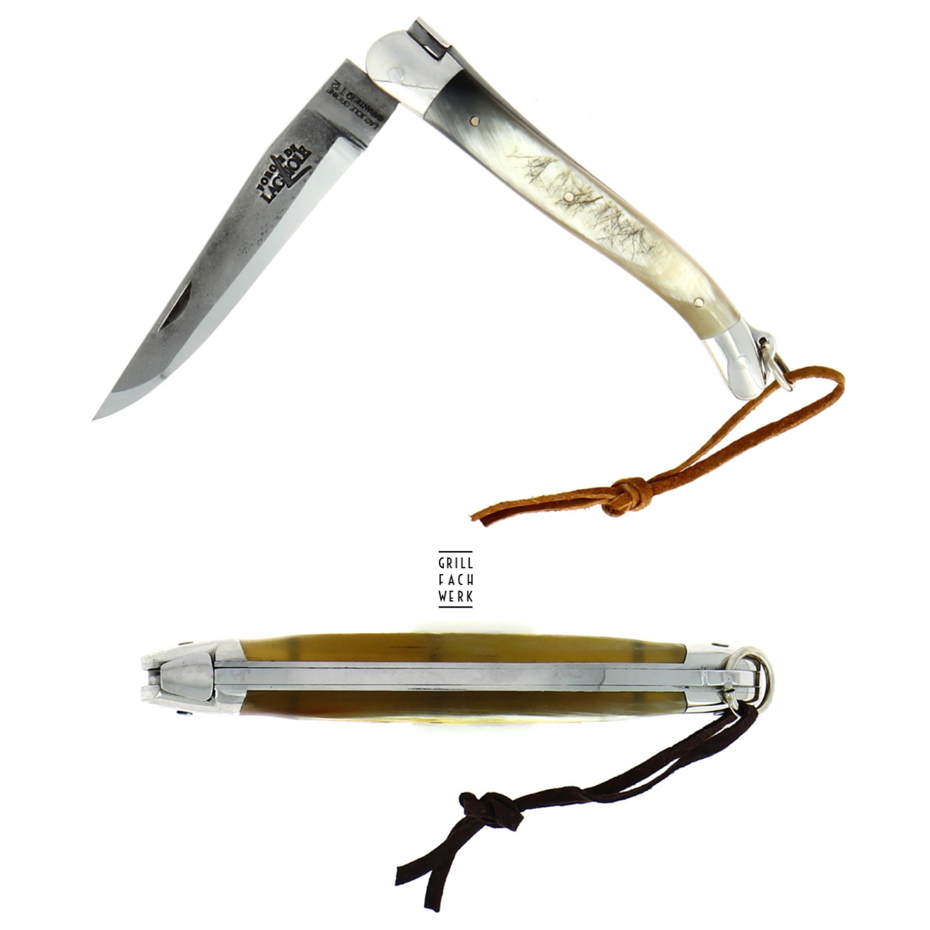 Forge de Laguiole Taschenmesser 11cm - Aubrac Rinderhorn Forge de Laguiole Taschenmesser 11cm - Aubrac Rinderhorn