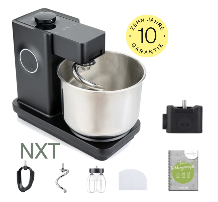 Wilfa Küchenmaschine PROBAKER NXT, Schwarz - Adapter Set