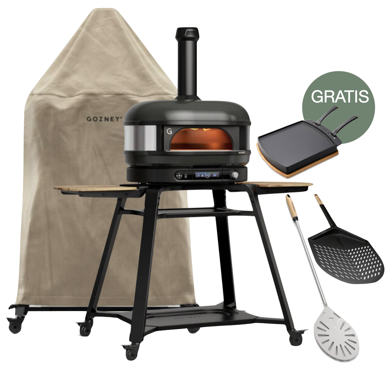 Gozney Dome Gen 2.0 Schwarz - Starter Set inkl. Gestell