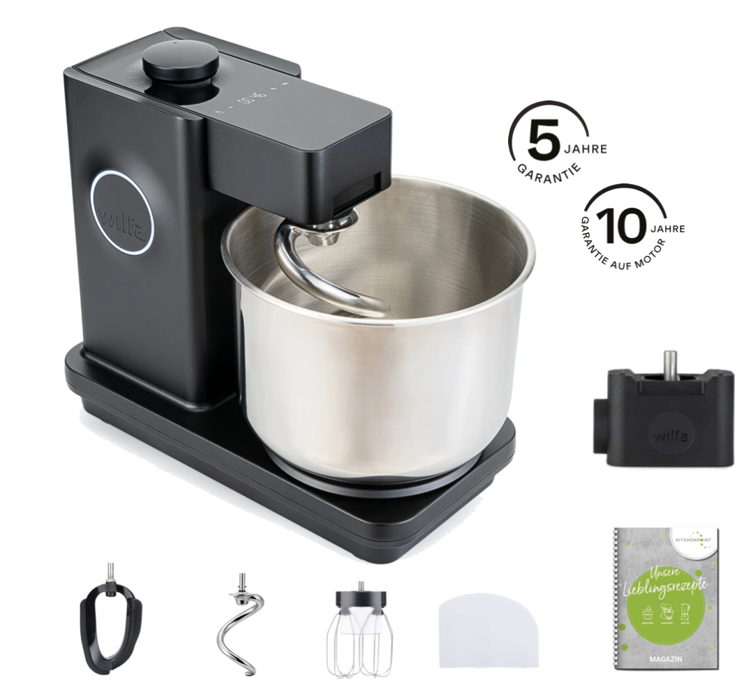 Wilfa Küchenmaschine Probaker Timer schwarz - Adapter Set