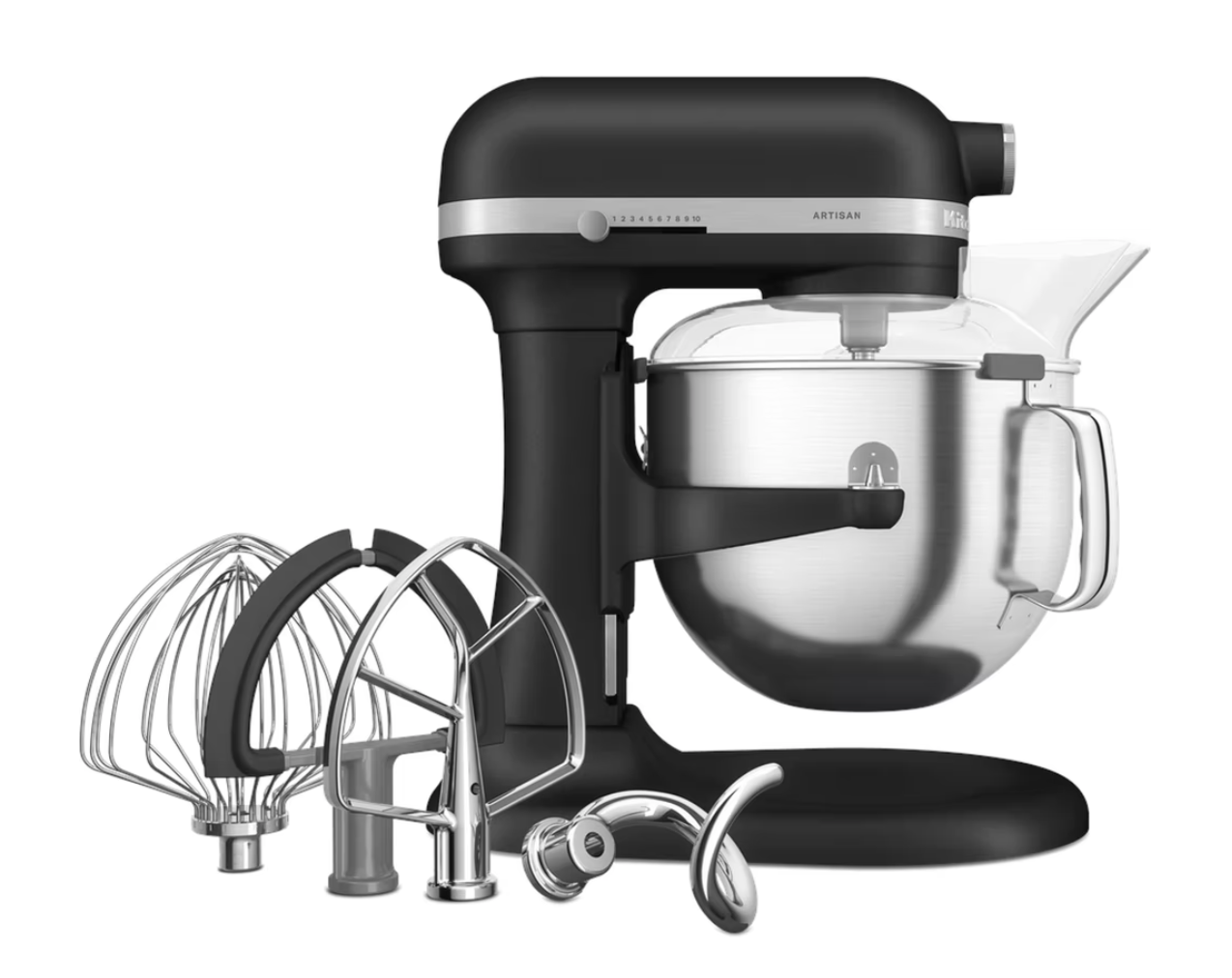 KitchenAid Küchenmaschine 6,6L ARTISAN Gusseisen Schwarz