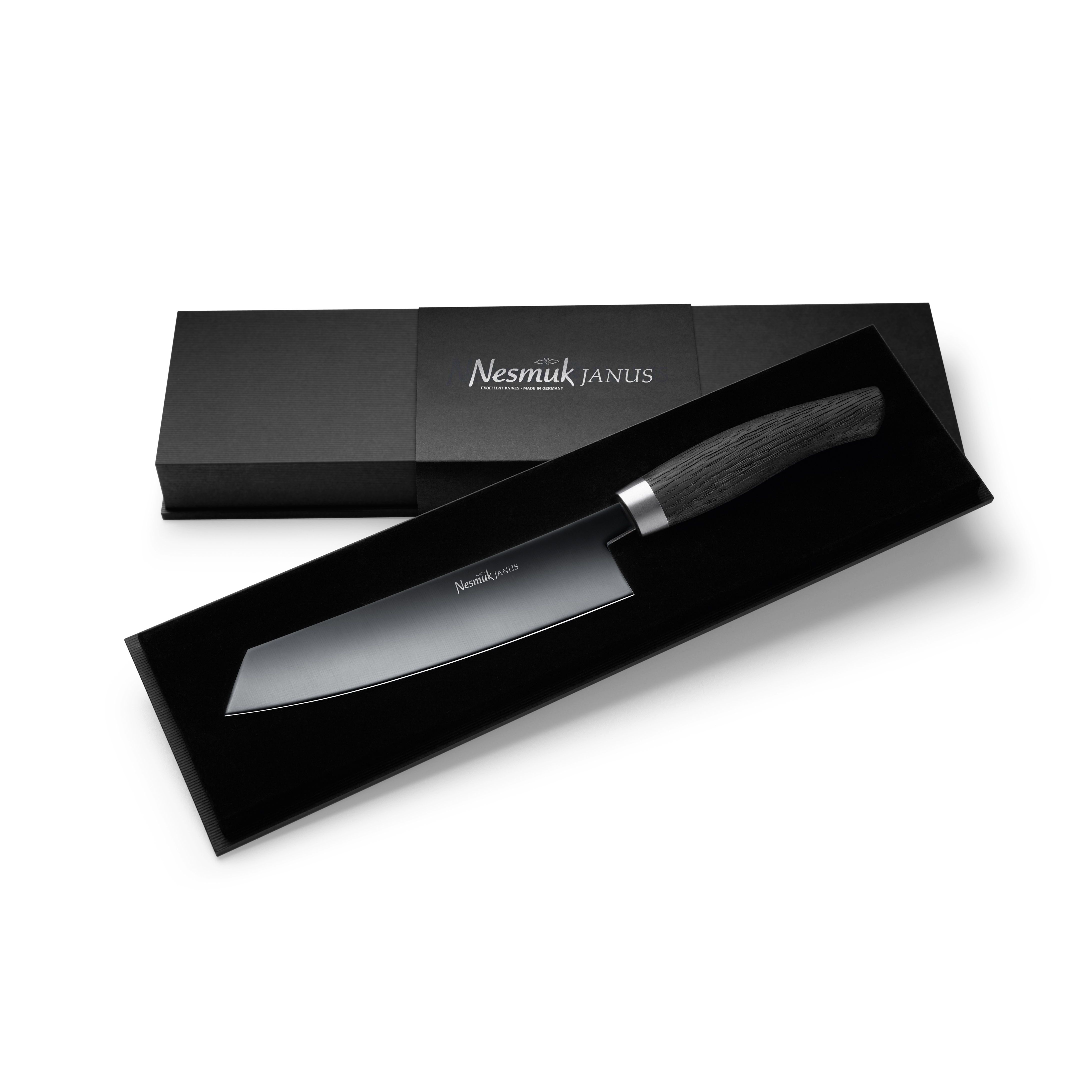 Nesmuk Janus Kochmesser 180 Mooreiche  Nesmuk Janus Kochmesser 180 Mooreiche