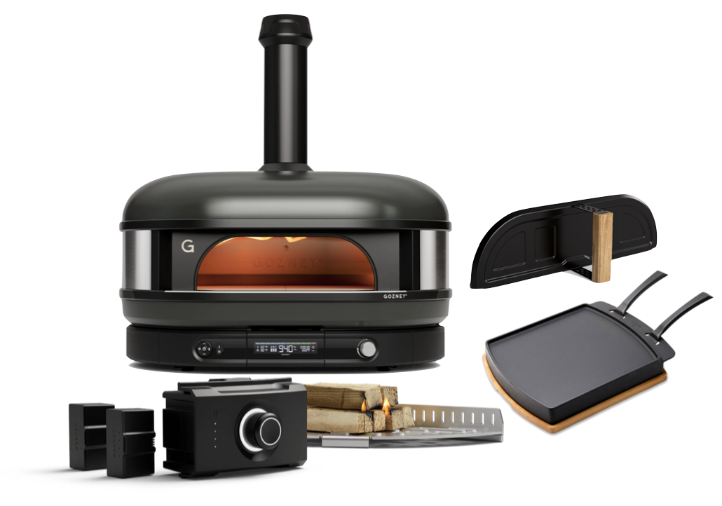 Gozney Dome Gen 2.0 XL Schwarz - Woodfire Set