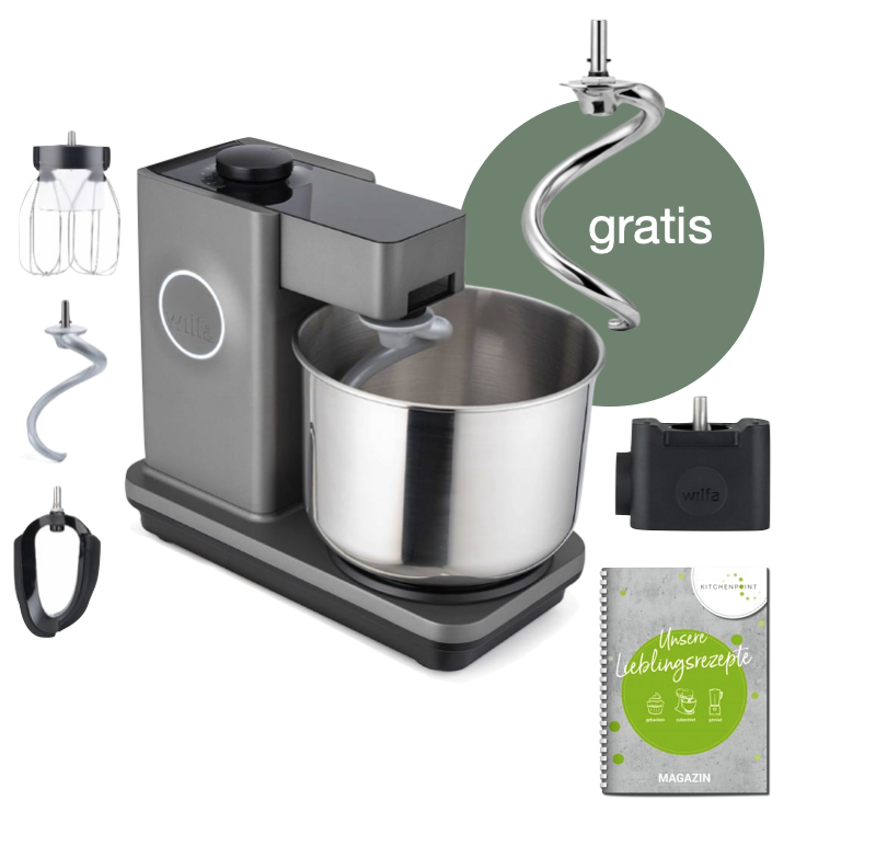 Wilfa Küchenmaschine Probaker grau - Adapter Set