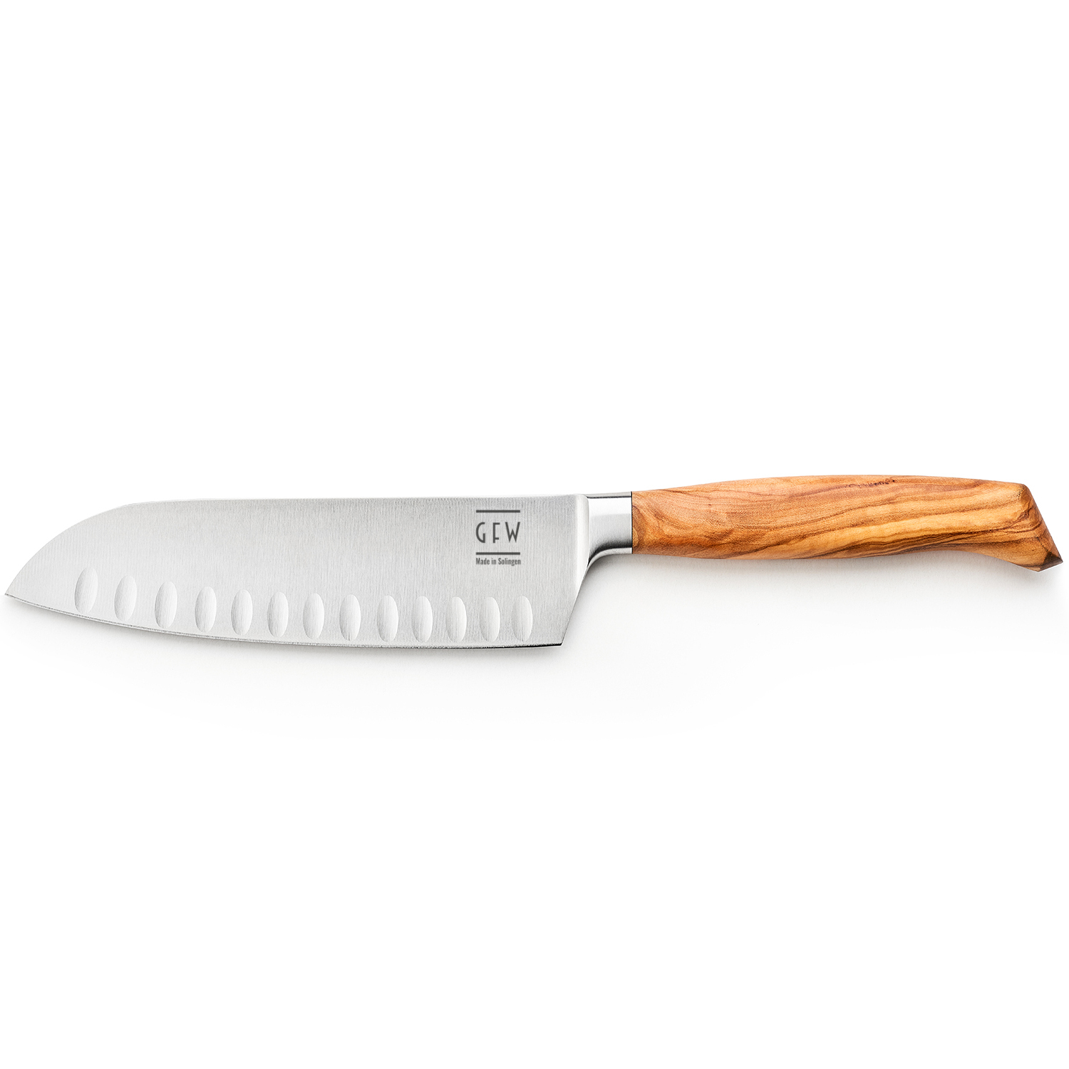 GFW Santoku mit Kullen Ergo Line Olive 16cm