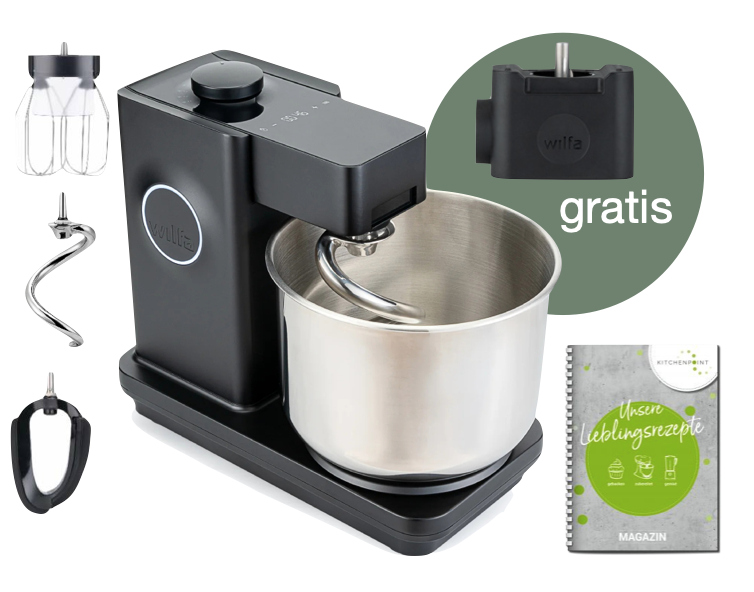 Wilfa Küchenmaschine Probaker Timer schwarz - Adapter Set