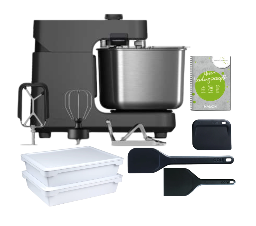 Ooni Halo Pro Spiralkneter Dark Grey - Pizza Set