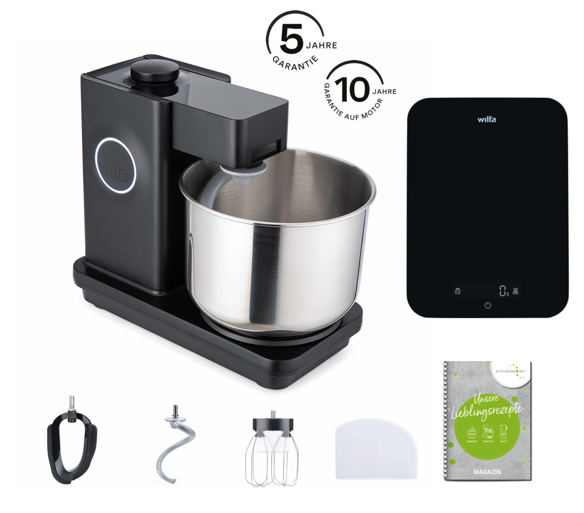 Wilfa Küchenmaschine probaker schwarz - Black Week Set
